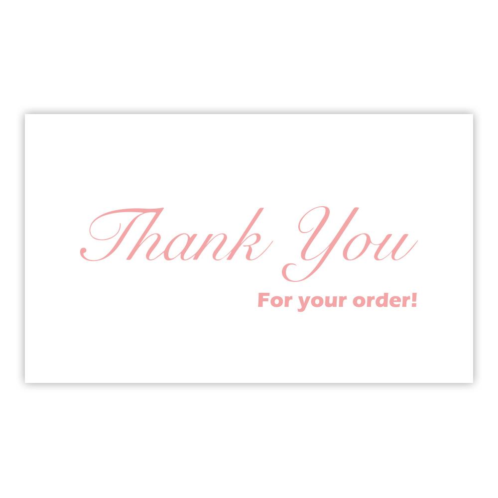 30 Pcs White Thank You Card Thank You For Your Order Card Praise Labels For Small Businesses Decor For Small Shop Gift Packet