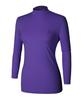 2ELA Women'S Air Snow Cooling Mock Turtleneck Long Sleeve Fingerhole T-Shirt 6 Colors (Type A)