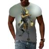 Summer New anubis graphic t shirts For Men Fashion Personality Popular patterns Casual Print T-shirts Trend Hip Hop t-shirt