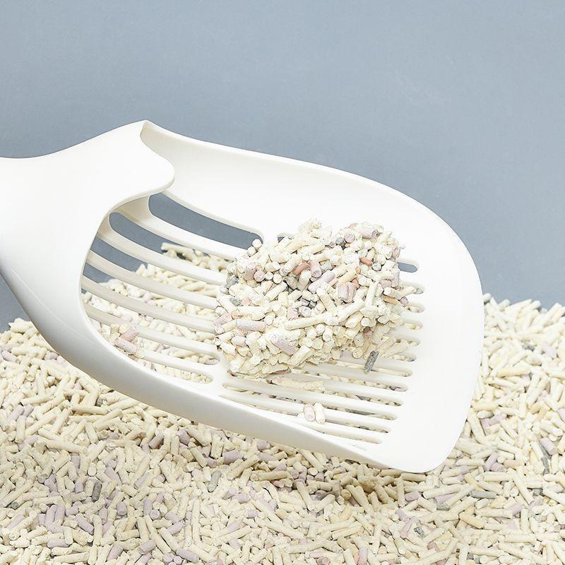 Large Cat Litter Scoop Pp Material Suitable For Cats Antarctic Snow Velvet Color 29.5*12.8*5.5cm