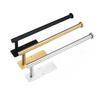 Adhesive Paper Towel Holder For Kitchen Napkin Rack Toilet Paper Holder Tissue Dispenser Cabinet Storage Bathroom Accessories