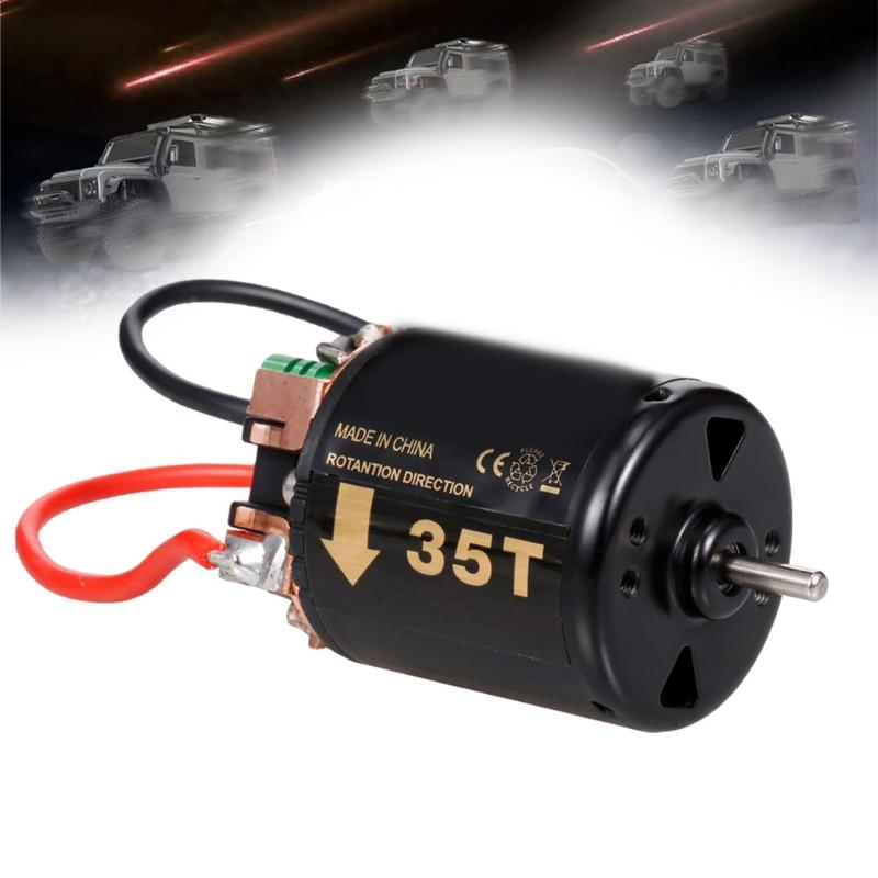 540 Brushed Motor RC Electric Motor 35T Brushed High Torque & Brand New RC Accessories for 1:10 RC Toy Off-road Crawler