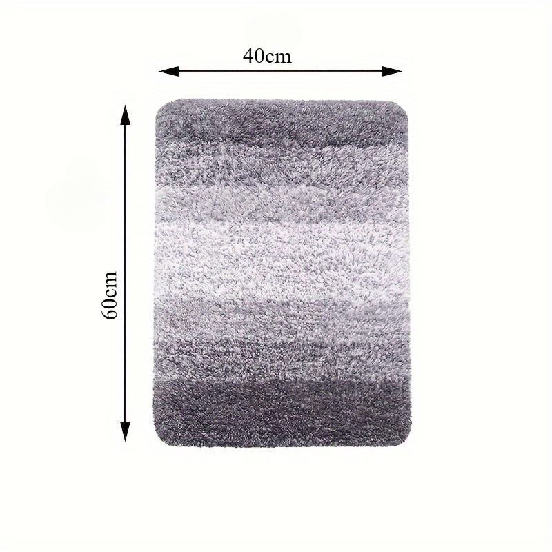 1 balení Ultra-plyšové luxusní pruhované koupelnové předložky - Měkké, útulné, protiskluzové, savé, chlupaté koupelnové předložky - Koupelnové doplňky, bytová dekorace, dekorace pokoje