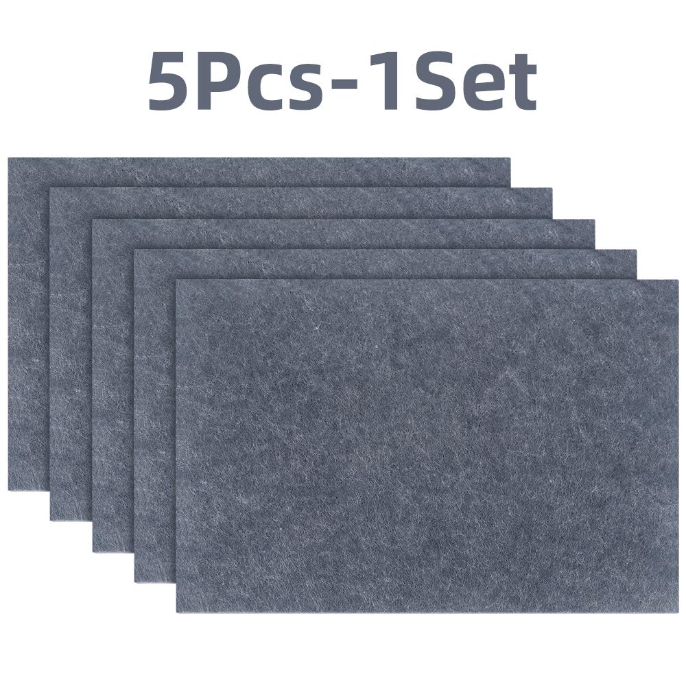 5pcs Professional Durable DIY Leather Handicraft Punching Assisted Pad Tools, 30 * 20cm Gray High-density Sound-absorbing Pad