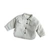2025 Winter Stylish Quilted Cotton Shirt for Boys & Girls – Korean & Japanese Style