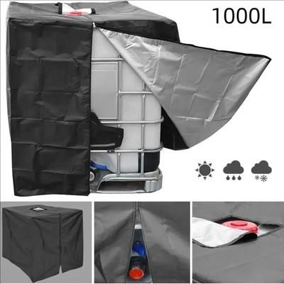 Kontener IBC 1000 litrów, folia aluminiowa, wodoodporna i pyłoszczelna, zbiornik na deszczówkę, tkanina Oxford, powłoka chroniąca przed promieniowaniem UV