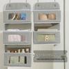 Wall-Mounted Multi-Layer Hanging Organizer with Visible Window