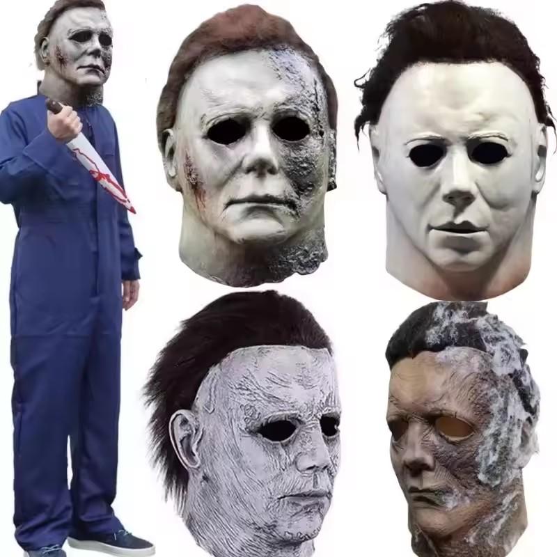 Costume Mask Horror Michael Myers Mask Realistic Creative Killer Mask Latex Halloween Masks Cosplay