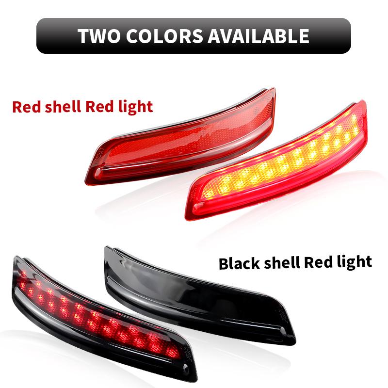 Red/Black Lens Rear Bumper Reflector LED Tail Stop Brake Light For Lexus ES GS 2013-2018 Toyota Corolla 2014-16 OEM#:81910-30040