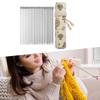22x Knitting Pins Set 11 Pairs for Handmade DIY Carpet Hat Elephant