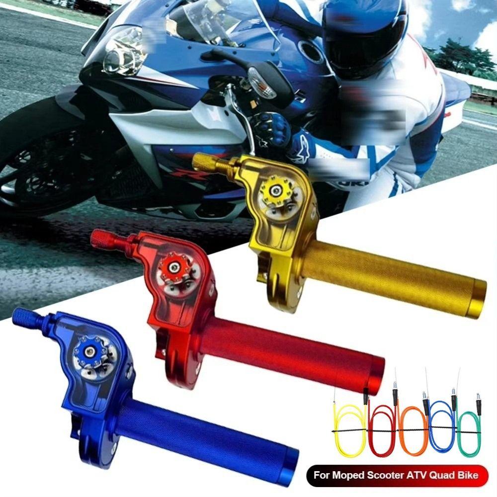 Aluminum Zinc Zinc Alloy Throttle Twist Bar Set 22mm Diameter Motorcycle Handlebars  Scooter Installation