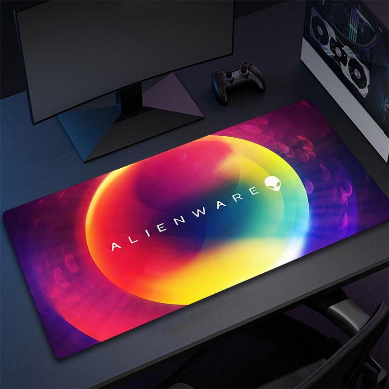 Alienware Rgb Mouse Pad Gaming Desk Accessories Deskmat Keyboard Mat Mousepad Gamer Mats Anime Mause Pc Pads Carpet Kawaii Large