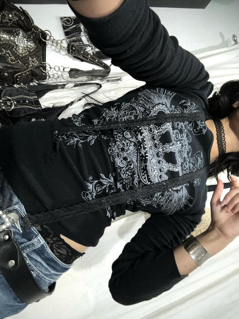 Crop Top Donna Stile Europeo/Americano Primavera/Estate 2025 Scollo a U Strass Vestibilità Slim