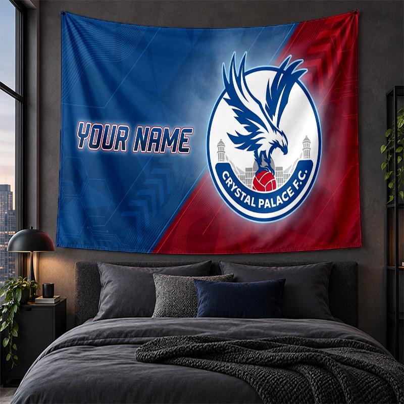 Personalized Tapestry Wall Hanging Crystal Palace Pattern Art Background Cloth
