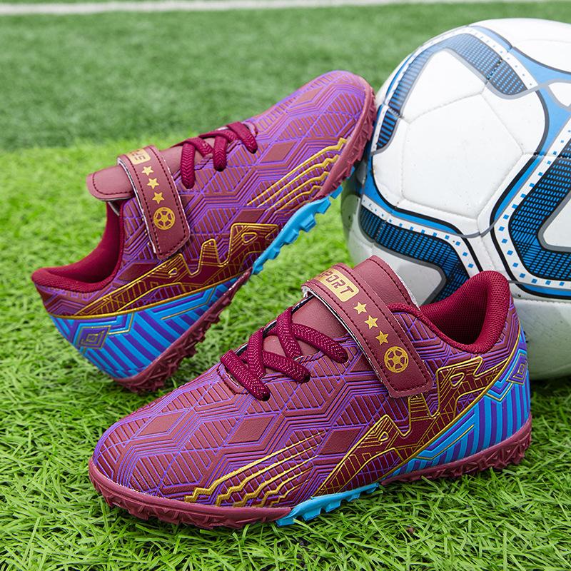 Children's Football Shoes Men's New Training Primary School Students 2025 Shoes Broken with the Same Shoes Nailed Classmates Female Middle School Chil