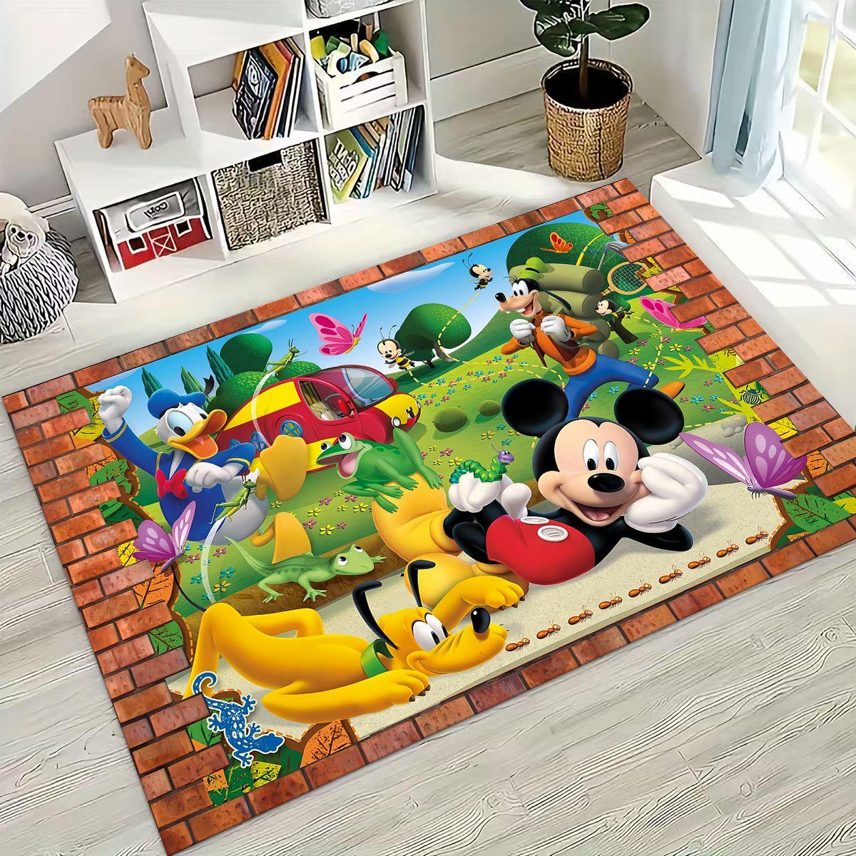 3D drukāts multfilmu Minnie Mikipeles paklājs