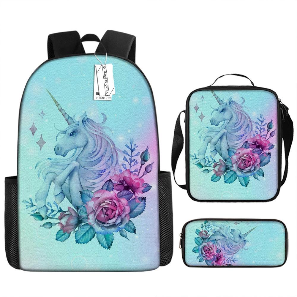 Kindergarten children's school bag unicorn primary school bag small class large class boys and girls reduce the burden of backpack