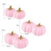 6 Pieces Lightweight Artificial Foam Pumpkins Shatterproof Pumpkin Ornaments