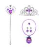 Kids Sophia Crown Magic Wand Girls Princess Bracelet Necklace Ring Kids Baby Jewelry Accessories