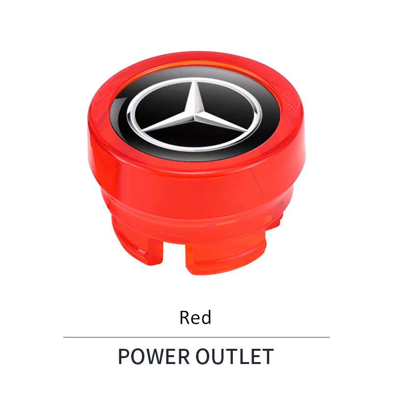 Q0111-para Mercedes Benz AMG C180 C200 E260 E300 W23 W204 Acendedor de Cigarros do Carro Tampa contra Poeira Tampa à Prova de Poeira Plugue Molduras Internas DYQG-B