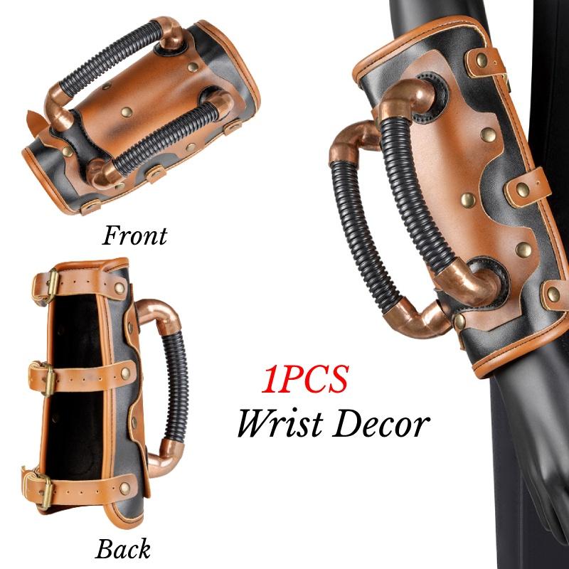 Gearduke Steampunk Cosplay Medieval Retro Knight Arm Bracelet Wristband Unique Design!