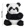 Soft Emotional Support Plush Toy Panda Realistic Cute Plush Toy Doll Cow/Raccoon Companion Healing That Hugs You Back Panda