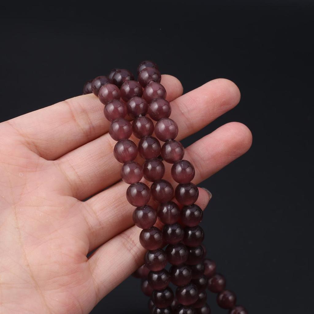 Koraliki Opal Naturalny Kamień Opal Okrągły Koralik Izolacyjny 8mm Do Wyrobu Biżuterii DIY Bransoletka Naszyjnik Kolczyki długość 38cm