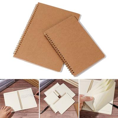 Stationery Writing Pads Diarybook Notepad B5 Kraft Paper Notebook Coil Notebooks 16K Workbooks