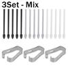 Stylus Pen Replacement Tablet Pencil Nib for Samsung Galaxy S Pen Tab S9 S23 Wear Resistant Stylus Pencil Tips with Tweezer Set 6