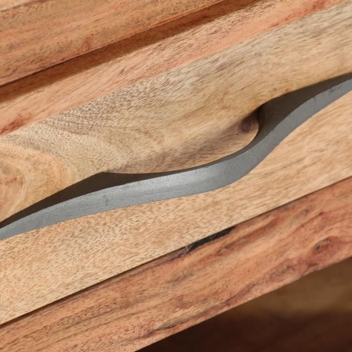 VidaXL Table basse 110 x 55 x 45 cm Bois d'acacia solide