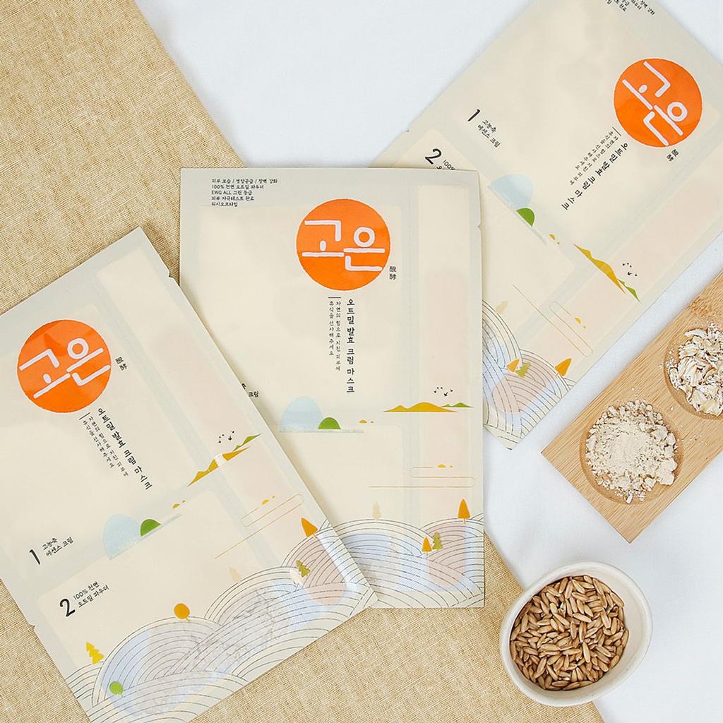 Goeun Oatmeal Fermented Moisturizing Nourishing Barrier Strengthening Cream Wash-Off Mask
