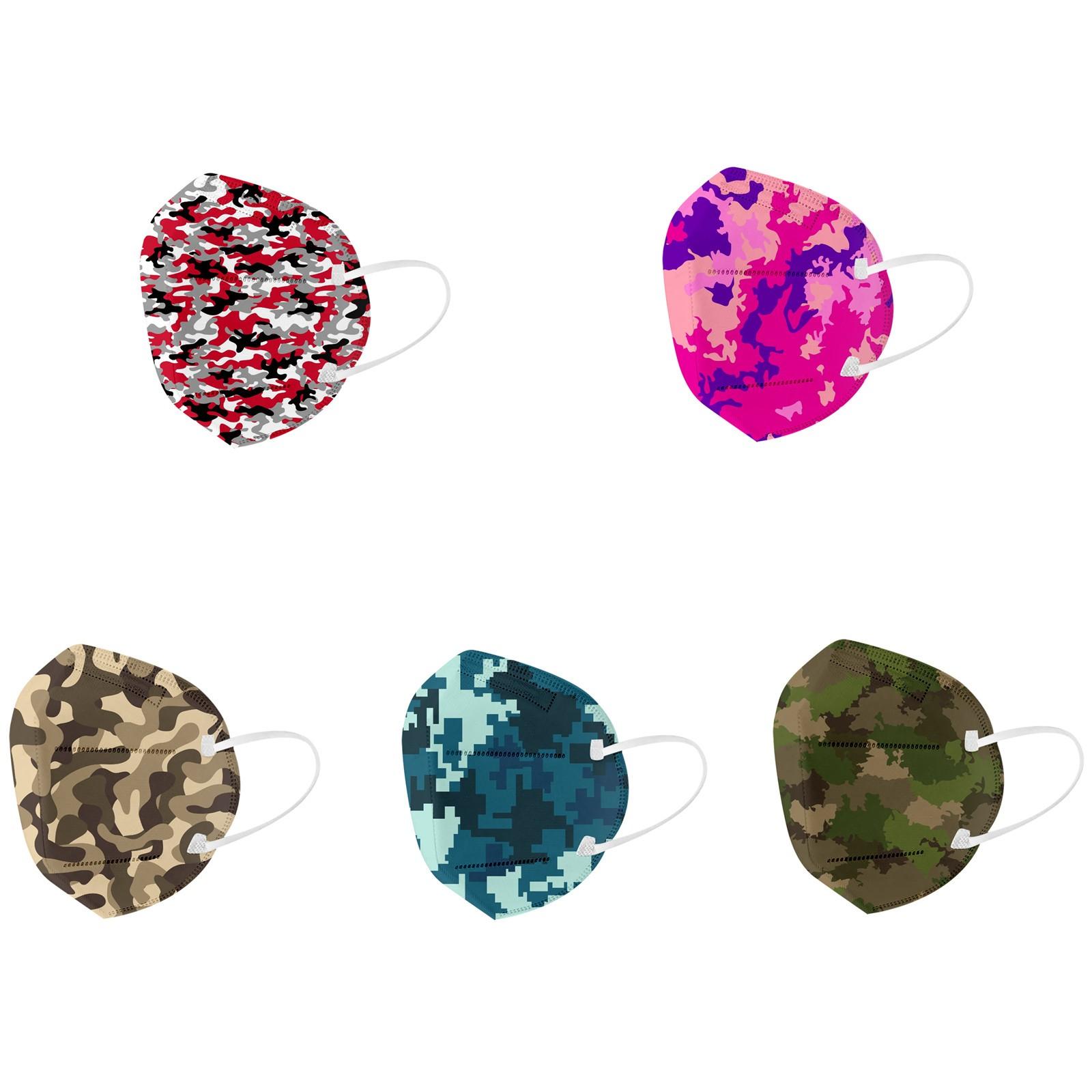 

50PC Children Printed 5-Layer Mask Dust-Proof Windproof Mist Pollution Filter