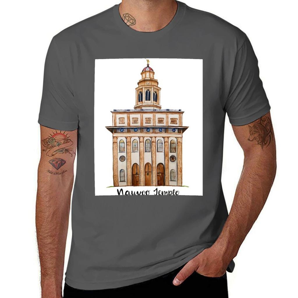 Nauvoo LDS Temple Tshirt cute tops boys whites new edition for a boy black tshirts for men