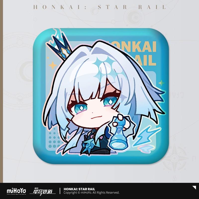 Sunsyea Honkai Star Rail Official Merch miHoYo Original Authentic PMZLG Series Keychain Badge Phainon