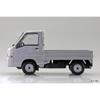 Aoshima 1/32 Hakura Snap Kit No.05-SS Subaru Sambar Truck Sterling Silver Metallic Color-Coded Plastic Model