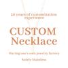 Fashion Chokers Necklaces Stainless Steel Jewelry Trendy Roman Numeral Cylinder Tassel Necklace Bulk