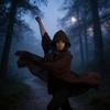 Medieval Soul Reaper Cosplay Cloak With Wrinkled Design For Halloween And Cosplay Events