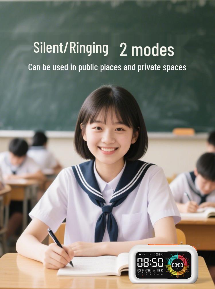 Primary School Master Smart Voice Silent Learning Timer for Children