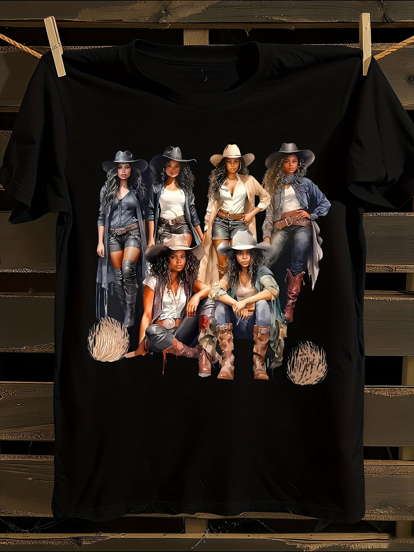 African Melanin Cowgirl Swag Black History T-shirt XXXXL