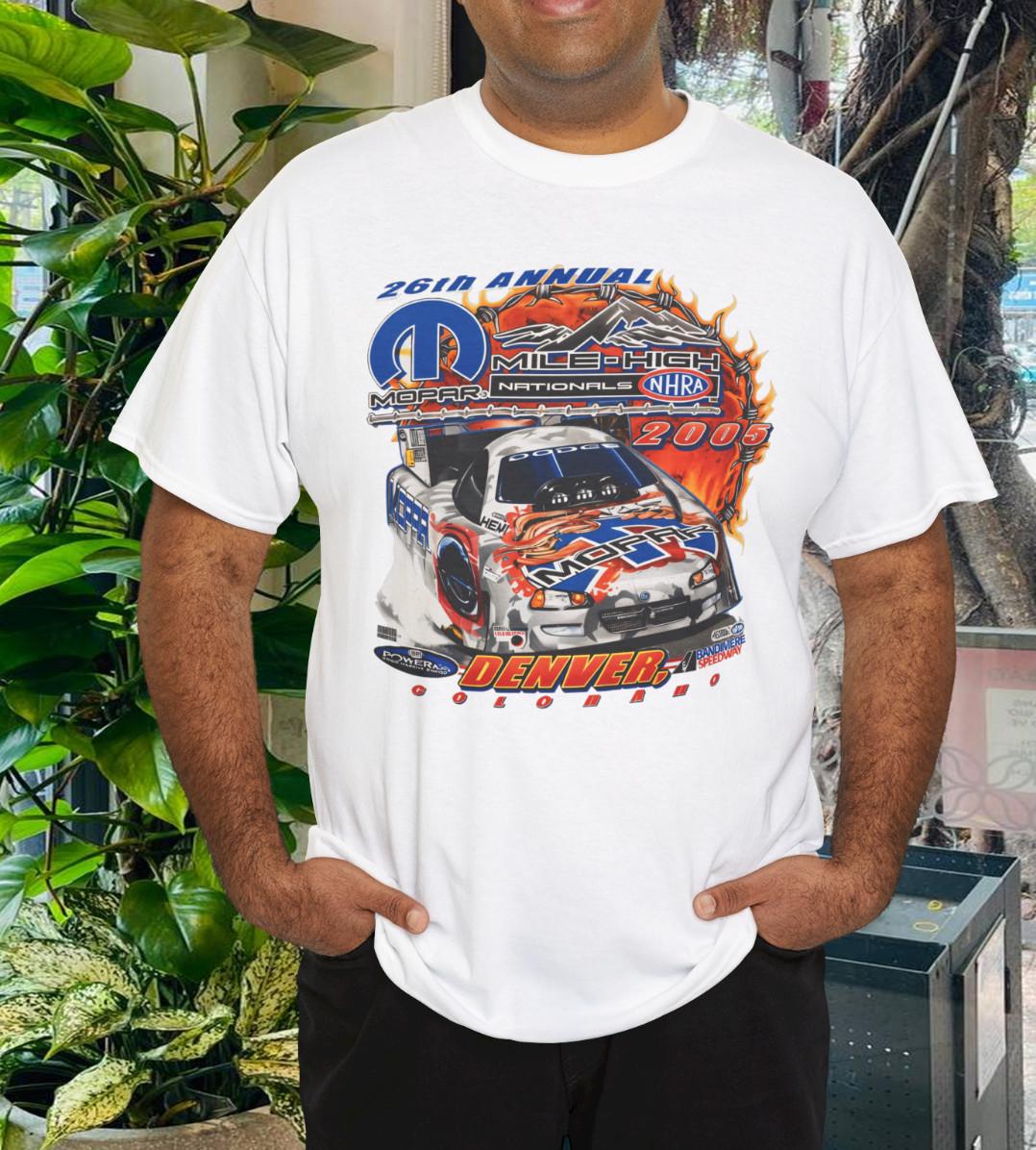 Vintage Mopar Racing Tee T-Shirt Mens Womens Tees Top 4XL