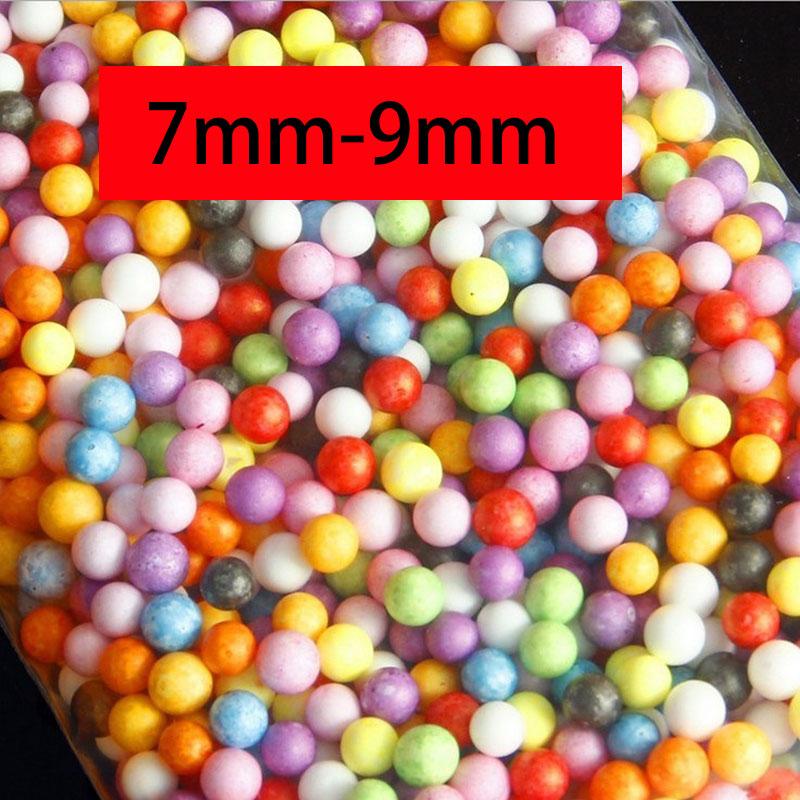 1pack Polystyrene Styrofoam Balls Bottle DIY Snow Mud Particles Acssories Slime Balls Small Tiny Foam Beads For Foam Filler