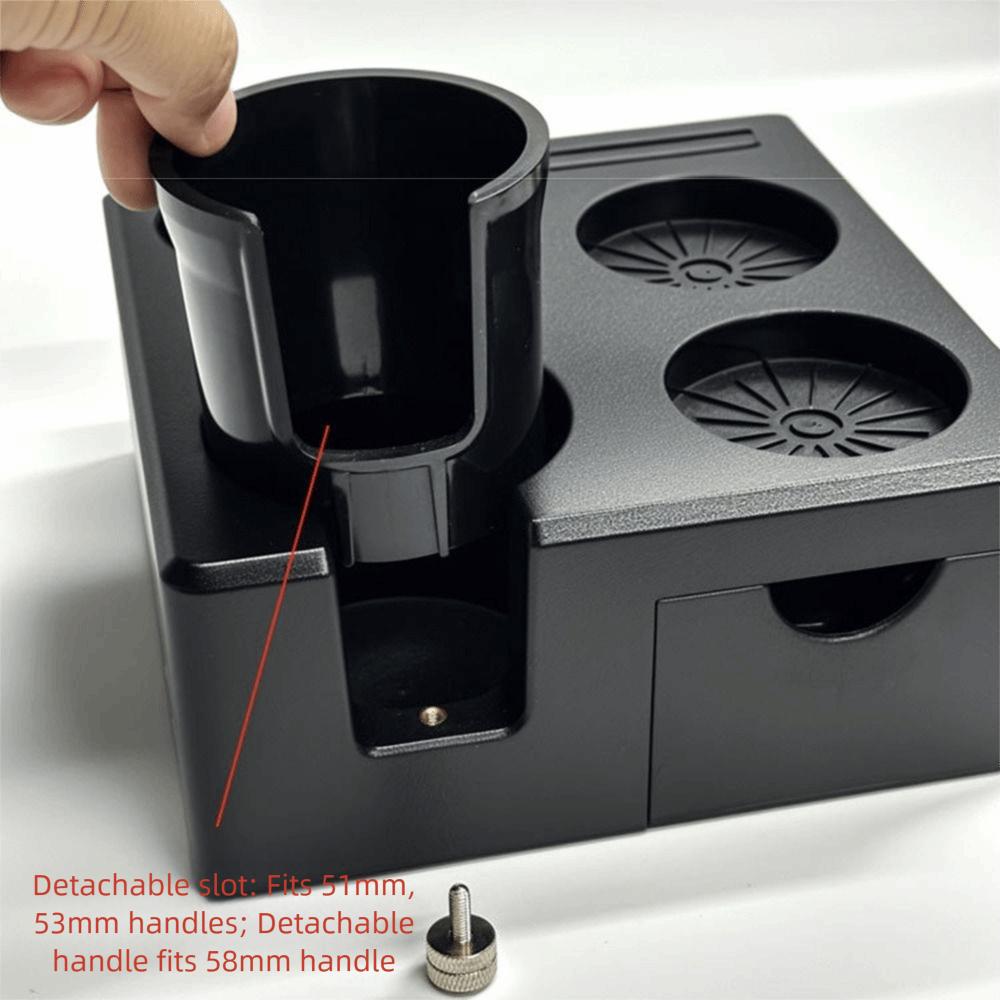 Square Design Espresso Portafilter Holder Barista Tools Storage Base Powder Distribution Tool