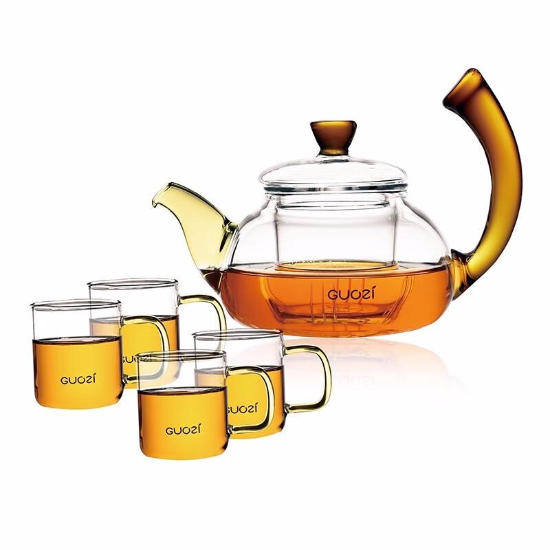 GUOZI GZ-S15 Nalan Glazed Heat-Resistant Glass Tea Set