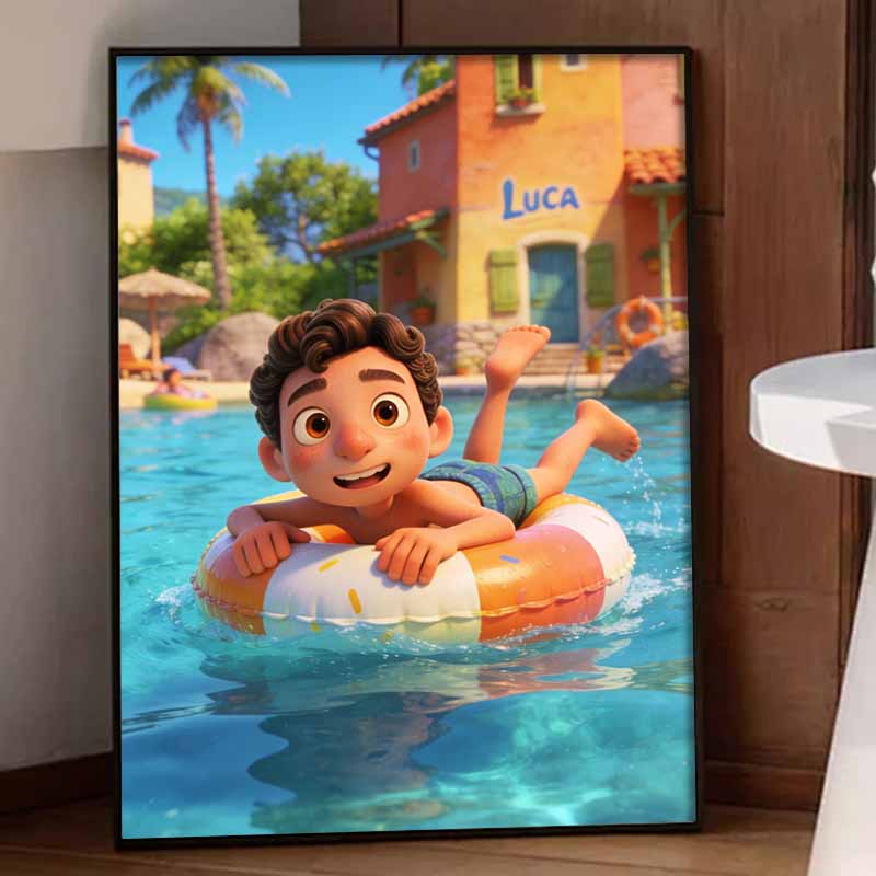 Disney DIY diamond painting 5d full diamond Luca cross stitch diamond living room bedroom decorative painting