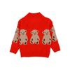 Dicker Pullover für Mädchen: Herbst-/Winterpullover mit Fleece - Warm, Stilvoll Gestrickt für mittelgroße bis große Kinder