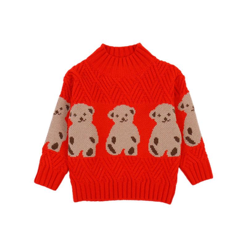 Dicker Pullover für Mädchen: Herbst-/Winterpullover mit Fleece - Warm, Stilvoll Gestrickt für mittelgroße bis große Kinder