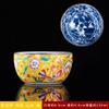 Ceramic Filigree Enamel Master Large Capacity Kung Fu Retro Palace Style Single Bowl Gift Tea Cup