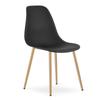 Wat Chair Black / Natural Legs X 1