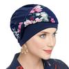 Women's Printed Turban Hat, Knotted Headwrap for Daily Use