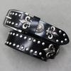Metal Rivet Belt Luxury Designers Men Rivet Punk Belt Cow Genuine Leather Cintos Masculinos Male Women Rock Hip Hop Strap Waist